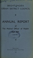 view [Report 1947] / Medical Officer of Health, Brightlingsea U.D.C.