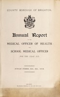 view [Report 1915] / Medical Officer of Health, Brighton County Borough.