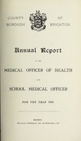 view [Report 1928] / Medical Officer of Health, Brighton County Borough.