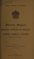 view [Report 1939] / Medical Officer of Health, Brighton County Borough.