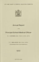 view [Report 1972] / School Medical Officer of Health, Bristol.