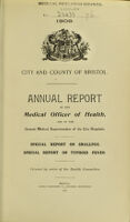 view [Report 1909] / Medical Officer of Health, Bristol.