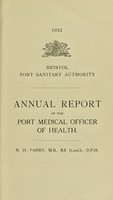 view [Report 1932] / Medical Officer of Health, Bristol.