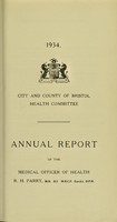 view [Report 1934] / Medical Officer of Health, Bristol.