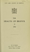 view [Report 1951] / Medical Officer of Health, Bristol.