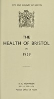 view [Report 1959] / Medical Officer of Health, Bristol.