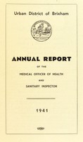 view [Report 1941] / Medical Officer of Health, Brixham U.D.C.