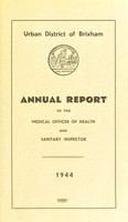 view [Report 1944] / Medical Officer of Health, Brixham U.D.C.