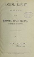 view [Report 1911] / Medical Officer of Health, Bromsgrove R.D.C.