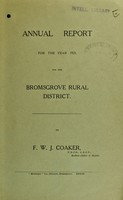 view [Report 1925] / Medical Officer of Health, Bromsgrove R.D.C.