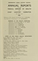 view [Report 1951] / Medical Officer of Health, Bromsgrove U.D.C.