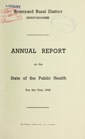 view [Report 1946] / Medical Officer of Health, Bromyard R.D.C.