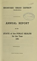 view [Report 1951] / Medical Officer of Health, Bromyard U.D.C.