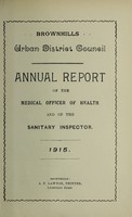 view [Report 1915] / Medical Officer of Health, Brownhills U.D.C.