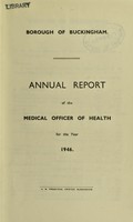 view [Report 1946] / Medical Officer of Health, Buckingham Borough.