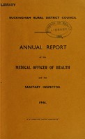 view [Report 1946] / Medical Officer of Health, Buckingham (Union) R.D.C.