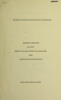 view [Report 1949] / Medical Officer of Health, Bucklow R.D.C.