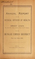 view [Report 1914] / Medical Officer of Health, Bungay U.D.C.