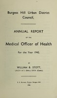 view [Report 1945] / Medical Officer of Health, Burgess Hill U.D.C.