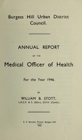 view [Report 1946] / Medical Officer of Health, Burgess Hill U.D.C.
