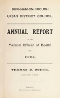 view [Report 1919] / Medical Officer of Health, Burnham-on-Crouch U.D.C.