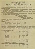 view [Report 1948] / Medical Officer of Health, Burnham-on-Sea U.D.C.