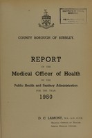 view [Report 1950] / Medical Officer of Health, Burnley County Borough.