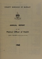 view [Report 1965] / Medical Officer of Health, Burnley County Borough.