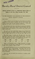 view [Report 1925] / Medical Officer of Health, Burnley R.D.C.