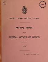 view [Report 1972] / Medical Officer of Health, Burnley R.D.C.