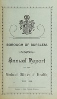 view [Report 1894] / Medical Officer of Health, Burslem Borough.