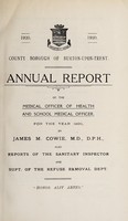 view [Report 1920] / Medical Officer of Health, Burton-upon-Trent County Borough.
