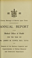 view [Report 1937] / Medical Officer of Health, Burton-upon-Trent County Borough.