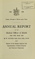 view [Report 1948] / Medical Officer of Health, Burton-upon-Trent County Borough.