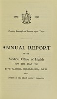 view [Report 1950] / Medical Officer of Health, Burton-upon-Trent County Borough.