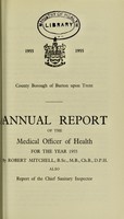 view [Report 1955] / Medical Officer of Health, Burton-upon-Trent County Borough.