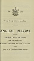 view [Report 1957] / Medical Officer of Health, Burton-upon-Trent County Borough.
