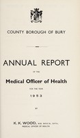 view [Report 1953] / School Medical Officer of Health, Bury County Borough.