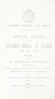 view [Report 1918] / Medical Officer of Health, Bury County Borough.