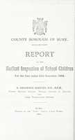 view [Report 1933] / Medical Officer of Health, Bury County Borough.
