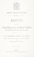 view [Report 1940] / Medical Officer of Health, Bury County Borough.