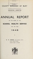 view [Report 1948] / Medical Officer of Health, Bury County Borough.