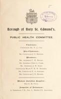 view [Report 1913] / Medical Officer of Health, Bury St Edmunds Borough.