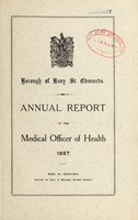 view [Report 1937] / Medical Officer of Health, Bury St Edmunds Borough.