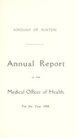 view [Report 1944] / Medical Officer of Health, Buxton Borough.