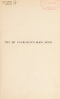 view The ship-surgeon's handbook / by A. Vavasour Elder.