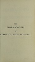 view The pharmacopoeia of King's College Hospital / compiled by a committee of the staff.