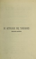 view De aetiologie der tandearies : historisch geschetst / door Adriaan Maarten van der Willigen.