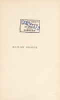 view Military hygiene / by Robert Caldwell.