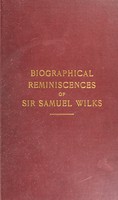 view A memoir / by Sir Samuel Wilks.